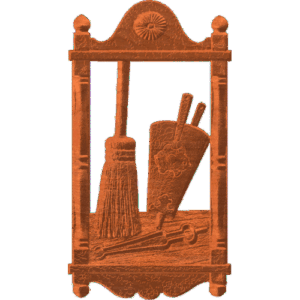 Bellows and Broom Plaque RNB